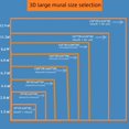 thumbnail image 2 of Retro Iron Sheet 3D Wall Murals,Simple Style Waterproof Durable Wrinkle Free Creative Space Decor Art Murals for Living Room Tv Sofa Background Wall Sticker Decor,59"Wx40"H, 2 of 5