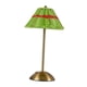thumbnail image 3 of Lámpara de mesa inalámbrica LED con control táctil, pantalla de ratán retro, recargable, de noche Verde, 3 of 9