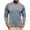 Gray, variant on Men's Long Sleeve Waffle Tee Shirts Cotton Casual Slim Fit Crewneck Fall Tops Stretch Comfy Classic Basic Shirts