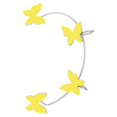 thumbnail image 2 of Luminous Butterfly Ear Clip One Earrings Butterfly Luminous Earrings Without Pierced Ears, 2 of 9