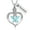 LightBlue, variant on Personalized Crystal Butterfly in Heart Cremation Jewelry for Ashes Holder Urn Necklace for Ashes of Loved One Pendent for Ashes and Chain