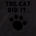 thumbnail image 2 of CafePress - The Cat Did It - Cute Infant Bodysuit Baby Romper - Size Newborn - 24 Months, 2 of 3