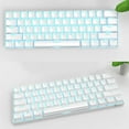 thumbnail image 4 of Amdohai RK61 BT&Wired Clavier Double Mode Rétroéclairage Bleu 61 Touches Mini Clavier Mécanique pour Téléphone/tablette Blanc avec Interrupteurs Gateron Rouge, 4 of 7