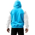 thumbnail image 6 of CONROSES Men's Hoodies Patchwork Color Hoodie for Men Long Sleeve Warm Pullover Hooded Sweatshirt Soft Fall Winter Sweatshirts With Pocket, 6 of 6