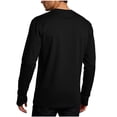thumbnail image 5 of cfhntfmh Mens Long Sleeve Workout Shirts with Thumb Holes Casual Base Layer Athletic Running Gym Hiking Shirts(Black aa1, Medium), 5 of 6