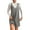 Gray-S, variant on Women V Neck Corduroy Overall Dress Fall Pinafore Jumper Dress