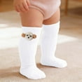 thumbnail image 2 of Cozy Kids Crew Socks with Adorable Bear Design, Soft Warm Wool Thermal Socks for Toddlers Boys Girls, Thick Long Winter Boot Socks, 6 Pairs, 2 of 7