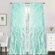 thumbnail image 1 of Cortinas Sweet Home Collection Sheer Voile Waterfall Sea, 1 of 2