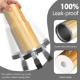 thumbnail image 2 of 30oz Tumbler with Handle, Insulated Stainless Steel Cup with Flip Straw Lid, Leak-Proof & Cup Holder Friendly for Travel and Sports ,Wood Print, 2 of 6