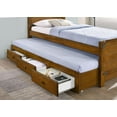 thumbnail image 4 of Granger Twin Captain's Bed with Trundle Rustic Honey, 4 of 5