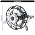 thumbnail image 5 of Metal Fishing Hand Wheel with Drain Force Driving Cart Reels Wheel Saltwater Freshwater Sound Hand Reels Line Coils, 5 of 7