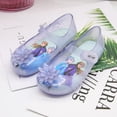 thumbnail image 1 of Nuevas sandalias de princesa de dibujos animados de Disney, zapatos de gelatina para niñas, sandalias para niños, zapatos de playa Frozen elsa anna, plantilla de 9 cm, 15,5 cm Gao Jinjia LED, 1 of 2