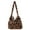 A, variant on Women Casual Armpit Bag Cute Large Capacity Daily Sling Bag (Leopard Print) Plush bag (A)