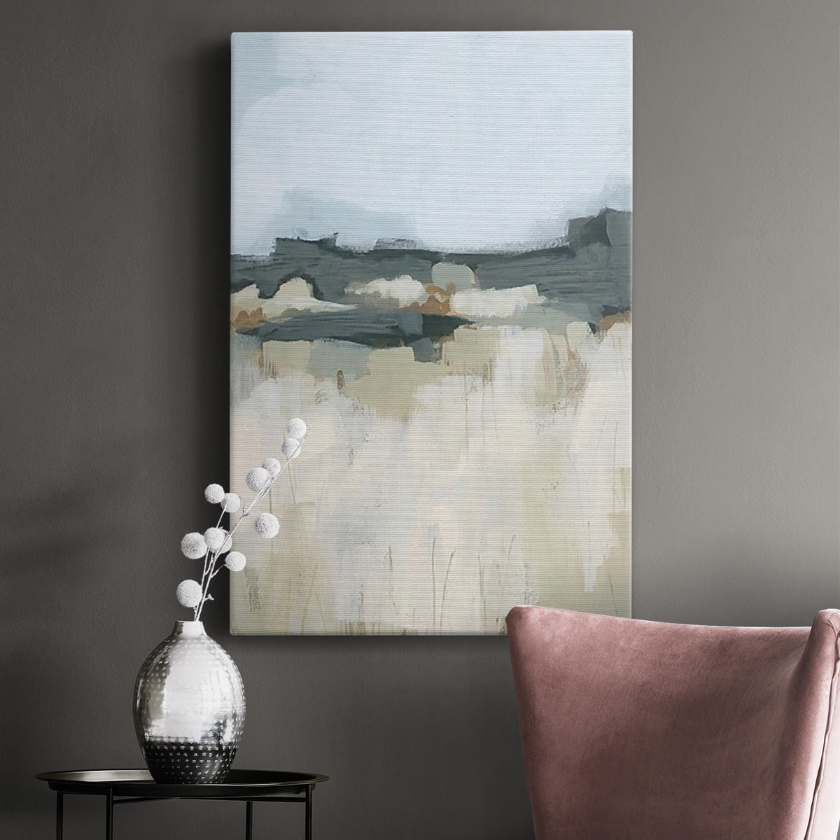 Brushstroke Badlands I Premium Gallery Wrapped Canvas - Ready to Hang