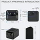 thumbnail image 3 of CáMara de Baja Potencia PIR CáMara InaláMbrica con DeteccióN del Cuerpo Humano CáMara IP CáMara HD AplicacióN de VíDeo de Vigilancia UBox, 3 of 10