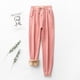 thumbnail image 1 of Pantalones de algodón de invierno, pantalones deportivos de lana de cordero, pantalones casuales de lana de cordero, pantalones deportivos de bolsillo grueso con forro polar para mujer, pantalones de, 1 of 5
