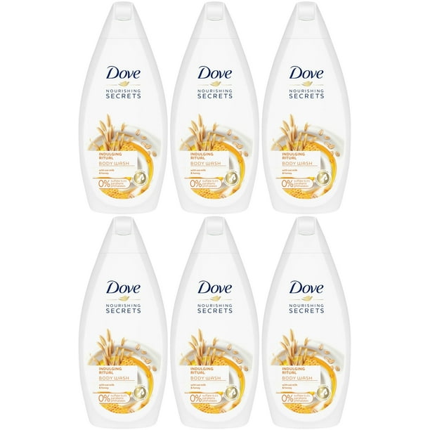 Dove Indulging Ritual Body Wash with Oat Milk and Honey, 16.9 Ounce
