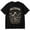 Black A, variant on Men's Black Short Sleeve Crew Neck T-Shirt, Asian Mountain Sunset Graphic Tee, Casual Summer Travel Top