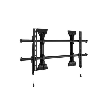 Chief - LARGE FUSION MICRO-ADJUSTABLEFIXED WALL DISPLAY - Black