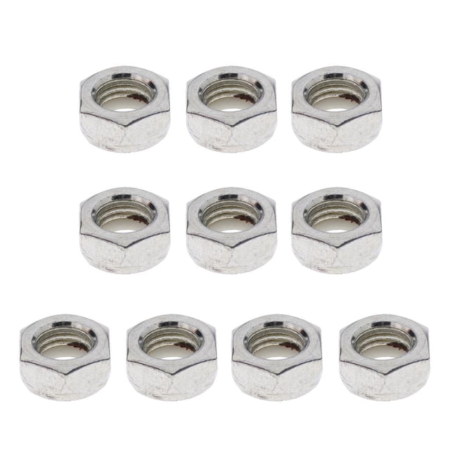 Almencla 10 Pcs Écrous de Vis pour Camions de Skateboard, Écrous d'Axe de Montage, Réparation de Longboard