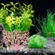 thumbnail image 3 of Adorno de coral artificial para acuario, decoración de plantas de acuario de plástico para paisaje de acuario (rosa, grande), 3 of 5