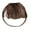Brown, variant on Happydeer Pretty Women Girl Clip on Front Side Straight Fringe Bangs Hair Piece Extension