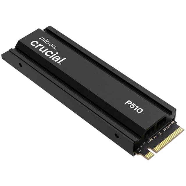 SSD Crucial P510 2TB PCIe Gen5 NVMe con disipador