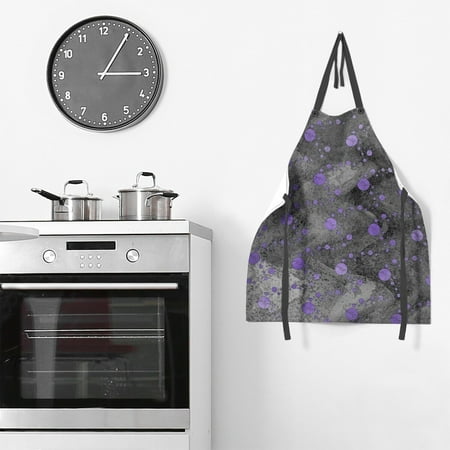 

ArtVerse Monochrome Planets & Stars Apron - 27 x 30 Purple & Black