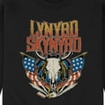 thumbnail image 3 of Lynyrd Skynyrd - Americana Steer Skull - Men's Crew Neck Fleece Pullover, 3 of 5