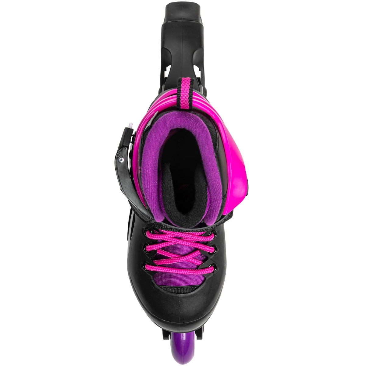 ROLLERBLADE Kids' Fury Black/Pink Skates, Size: 2-6 (073755007Y9-2-6)