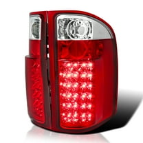 Spec-D Tuning Red LED Tail Lights Compatible with 2007-2013 Chevy Silverado 1500/2500HD/3500HD, Left   Right Pair Assembly