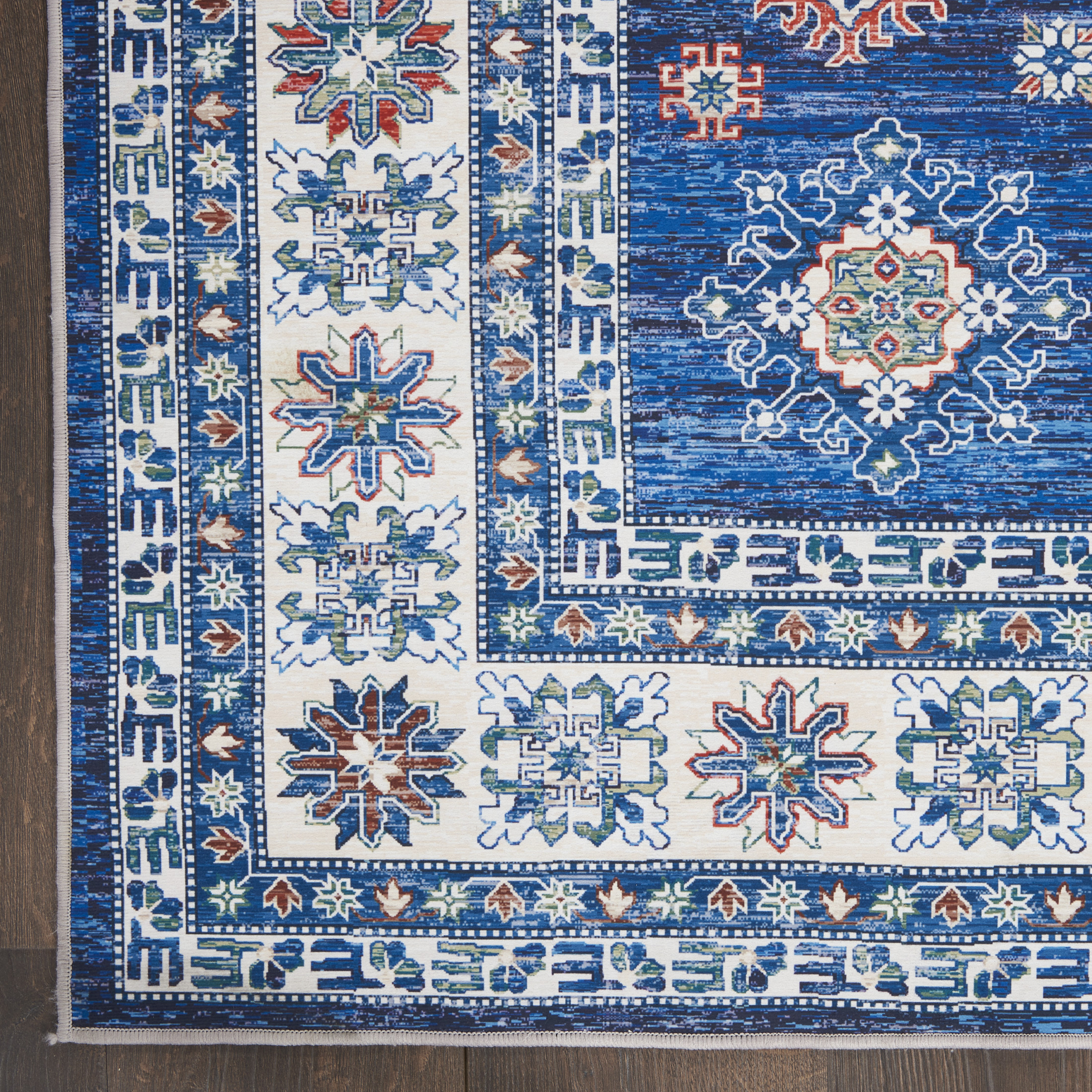 Nourison Fulton Vintage Blue 7'10" x 9'10" Area Rug (8x10)