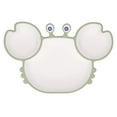 thumbnail image 2 of Crab Suction Plate 3 Sections, Cute Shape, Non Slip Base, Easy to Use for Babies 6 Months, 2 of 8