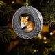 thumbnail image 3 of Adornos navideños Animales Adornos navideños Árbol de Navidad Animales Estampados Adornos acrílicos Decoraciones de animales del bosque Decoraciones navideñas Regalos de recuerdo Colgante Colgante, 3 of 6