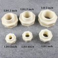 10pcs Fish Tank Bulkhead Pipe Joints ABS1/2" 3/4" 1" 1.2" 1.5" Female