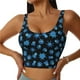 thumbnail image 1 of Balery Blue Octopus Sujetadores deportivos con espalda cruzada para mujer, acolchados, sin costuras, de alto impacto, ideales para yoga, gimnasio, entrenamiento y fitness.-, 1 of 8