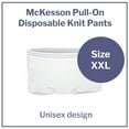thumbnail image 4 of McKesson Knit Pants, Incontinence, Disposable, Recovery, Postpartum, Surgical, 2XL, 100 Ct, 4 of 6