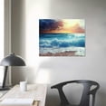 thumbnail image 4 of Creowell Nature Canvas Wall Art on Solid Wood  - Small to Extra Large Paintings - Wall Decor for Living Room, Bedroom, Kitchen (Summer Ocean Beach,20x16 in/16x12 in), 4 of 6