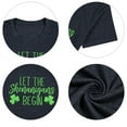 thumbnail image 7 of KimSoong Women St. Patrick's Day T-Shirts Let The Shenanigans Begin Letter Print Shirt Lucky Shamrock Tee Funny Sayings Tops, 7 of 7