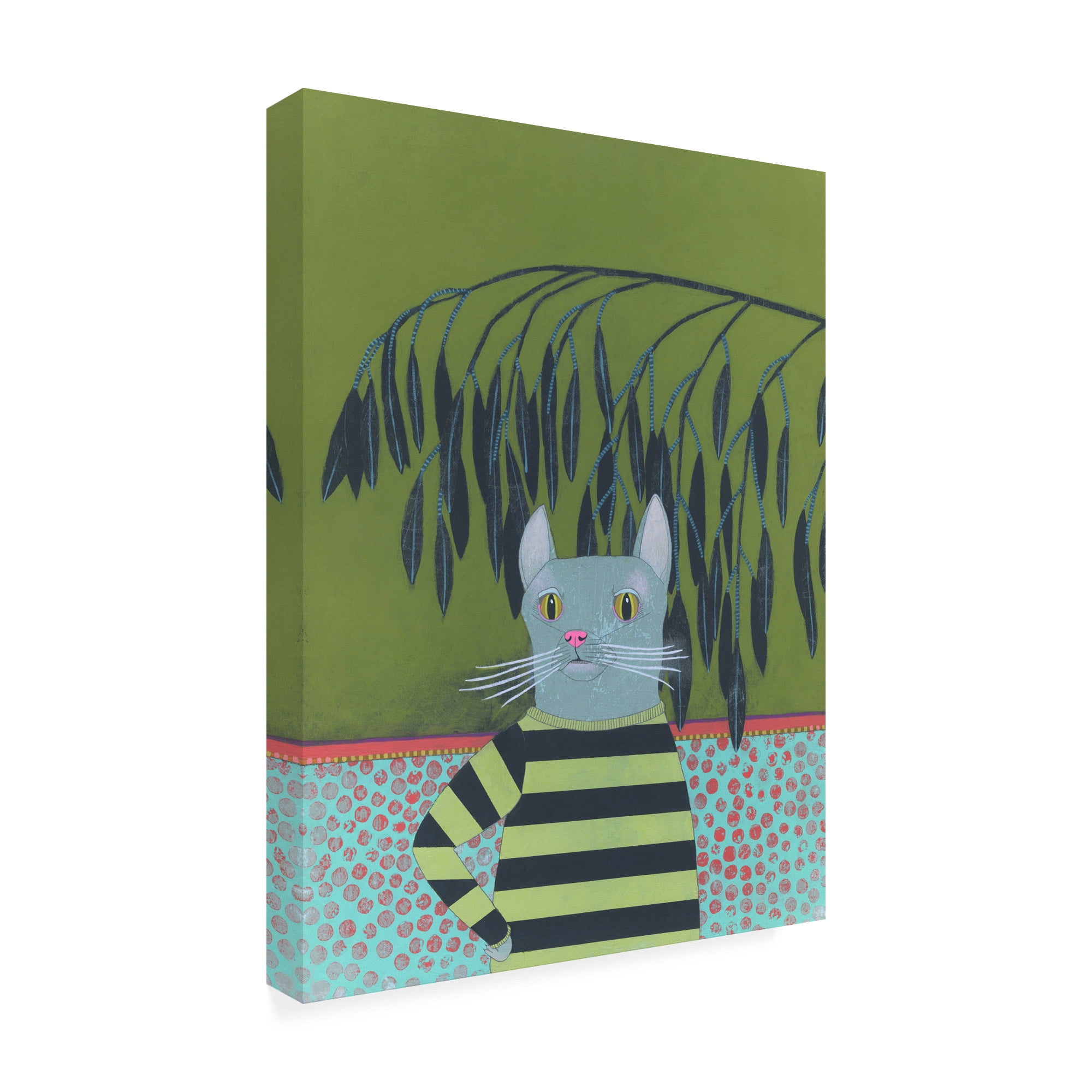 Trademark Fine Art 'Leery' Canvas Art by Jennifer Davi