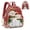 Christmas Snowman Pattern, variant on CHAQLIN Polyester Fabric Quilted Women Mini Backpack with Lightweight, Santa Claus Stocking Pattern Fashion Backpack Purse for Travel Quilted Daypack