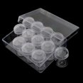 thumbnail image 3 of 12 Piezas de Plástico Caja Redonda Vacía para Decoración de Uñas con de Imitación Pen Organizador de Píldoras Baoblaze Caja de almacenamiento de joyería, 3 of 7