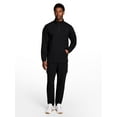 thumbnail image 5 of Reebok Men's and Big Men's Unwind Mock Neck Quarter Zip Sweatshirt, Sizes XS-5XL, 5 of 5