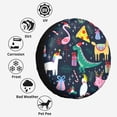 thumbnail image 6 of Kll Cute Funny Animals Tire Cover,Universal Wheel Tire Cover For Trailer, Rv, Suv, Truck,Camper And Many Vehicle,(17 Inch), 6 of 7