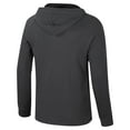 thumbnail image 3 of Men's Colosseum  Charcoal Iowa Hawkeyes Dujour Ralgan Long Sleeve Henley Hoodie T-Shirt, 3 of 3