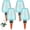 4PCS Blue, variant on FUYGRCJ 8PCS Self Watering Spikes Clay, Self Watering Planter Insert Indoor Automatic Plant Irrigation Devices, for Indoor Outdoor Plant