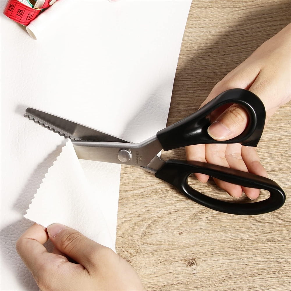 dress cutting scissors Professional Pattern Shears with Heavy Duty Canvas Safety Bag (Industrial  12", 803A)