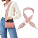 thumbnail image 1 of Sonducket Correa de bolso de PU de estilo clásico para bolsos, reemplazo directo y exquisita correa de bolso de hombro artesanal Bolsas de mensajero y de hombro Rosa, 1 of 6