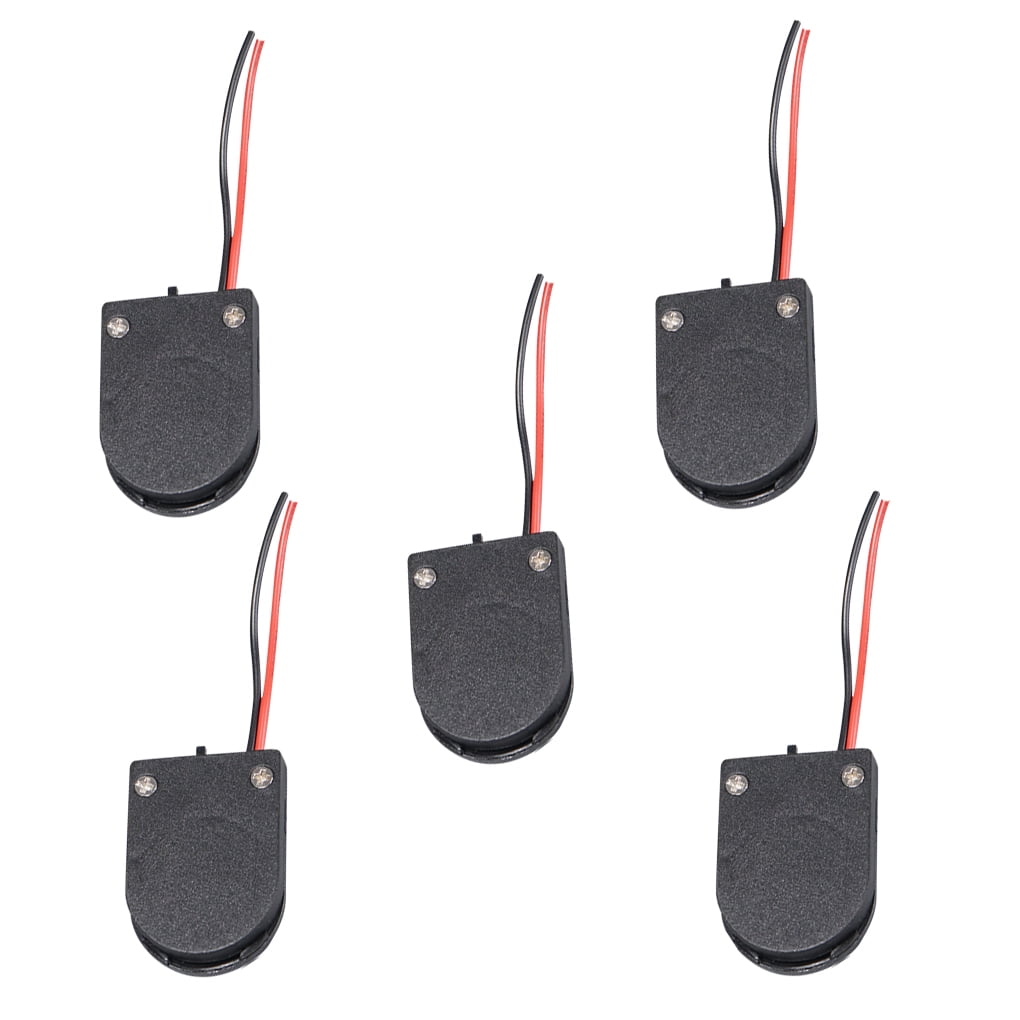 Button Cell Holder Plastic Coin Cell Battery Case Flip DIY CR2032