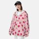thumbnail image 3 of Balery Strawberries Sudadera ligera de manga larga con capucha y protección solar UPF 50+ para hombre y mujer, ideal para pesca y running-X-Large, 3 of 7